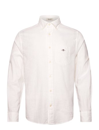 Reg Cotton Linen Shirt White GANT