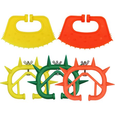 (6 stk.) Kvæg Næs Ring, Kalv Fravænning Plastik Næse Ring Farm Liv