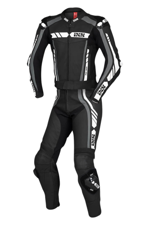 Combinaison iXS RS-800 2 Pièces Noir/Gris/Blanc 46 Short