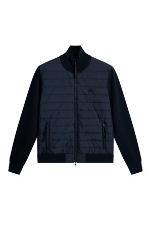 J.Lindeberg - Bodie Knitted Hybrid Jacket - Blue - Man - XL