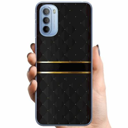 Motorola Moto G31 Tpu Mobilskal Golden Stripes