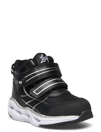Ajos Høye Sneakers Svart Leaf*Betinget Tilbud