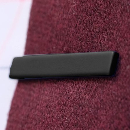 Black Square Short Tie Clip for Men - Tie clips for skinny ties