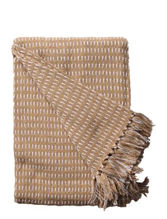 Tæppe-Lige Home Textiles Cushions & Blankets Blankets & Throws Beige Au Maison