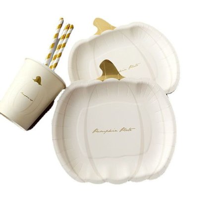 Bestick i form av pumpa Bestick tillverkat av högkvalitativa material av livsmedelskvalitet Di