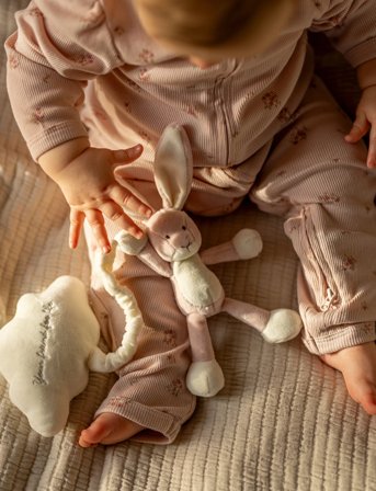 Teddykompaniet Diinglisar, Speldosa Moln, Kanin, Dimrosa - Pink - 37 CM