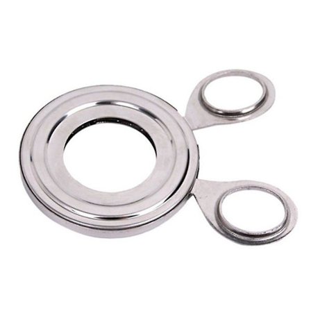 2 stycken Egg Topper Cutter Rostfritt stål Kokt ägg Cutter Cracker Äggskal Saxöppnare för köksredskap - stock