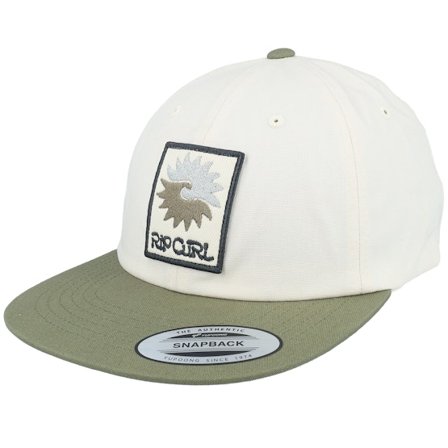Rip Curl - Weiss snapback Cap - Swc Art Badge Cap Bone Strapback @ Hatstore