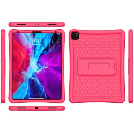 iPad Pro 12.9 (2021) / (2020) unikt skyddande silikonöverdrag - Ros