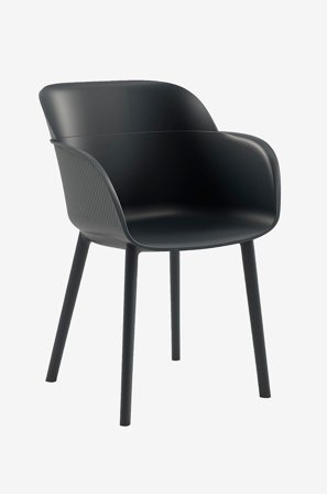 Hanah Home - Stol SKÅL, 2-pak - Grå - Spisestole - Fra Homeroom