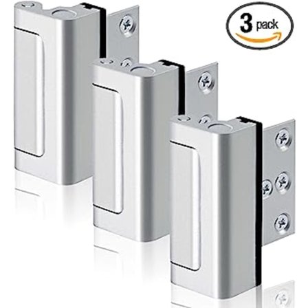 3-pack barnsäkerhetsdörrförstärkningslås för barn, lägger till