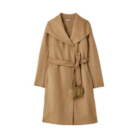 Liu Jo - Vinterkappor - Brun - Dam - Storlek: M, Dam, Storlek: M