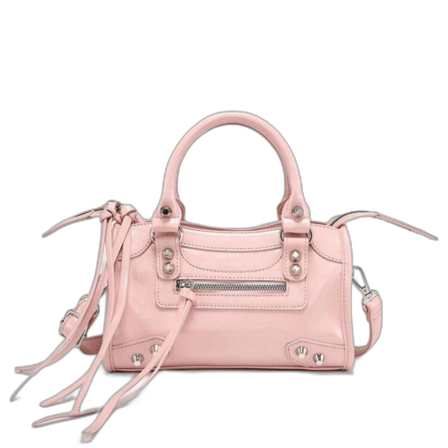 Ljusrosa handväska