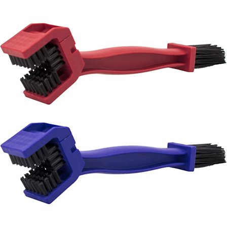 Rengjør sykkel, motorsykkel kjede sykkel rengjøringsbørste, børster sykkel kjede rengjøringsmiddel Mtb(rød blå) Db