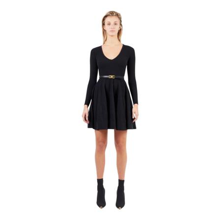 Elisabetta Franchi, Party Dresses Zwart, Dames, Maat:XS