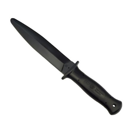 ESP Plastic Training Knife, Pointed Tip (Hard) - Black