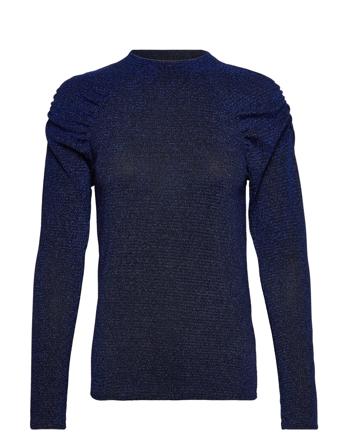Ellen Blouse Pitkähihainen Pusero Paita Tummansiniset Lollys Laundry