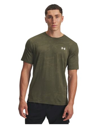Under Armour Ua Tech Vent Jacquard Ss - Khaki green - XXXL