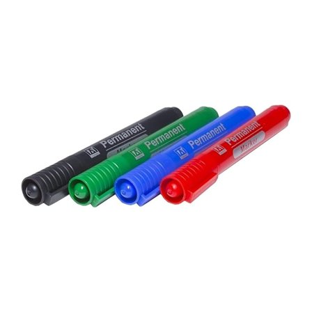 Anker Whiteboard-markörer (4-pack) En storlek Grön/Blå/Svart