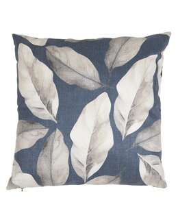 Kuddfodral Ponza lövmönster 1-pack Blå - Fondaco
