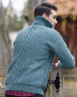 Neuleohje Miesten kauluspusero