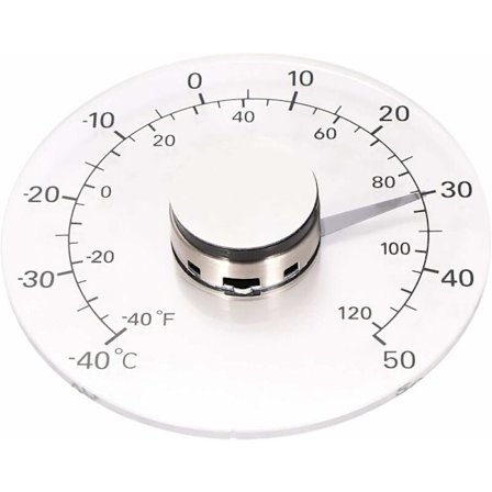 Udendørs Termometer Digitalt Vindue Termometer Klistermærker Vandafvisende Temperaturmåler
