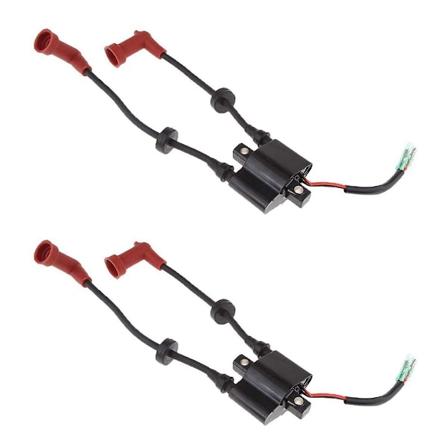 2 st Marint Utombordartändspolespole Assy För F9.9 13.5 15 20 25/40hk Ersätt 6f5-85570-10/11 Motorer