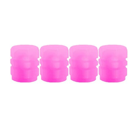 1/4/8 stk. Fargerike Mini Dekkventilhetter Bil Motorsykkel Dekkhjul Nav Styling Dekorasjon Bil Motorsykkel Glødende Ventilhette