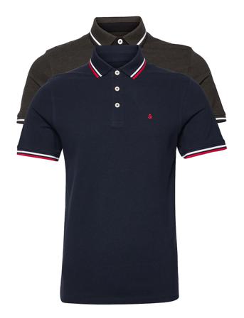 Jjepaulos Polo Ss 2Pk Mp Noos Jack & J S Blue