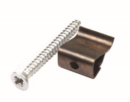 Elko EKO08888 Dosclips med skruv, 50-pack, Installationsmaterial