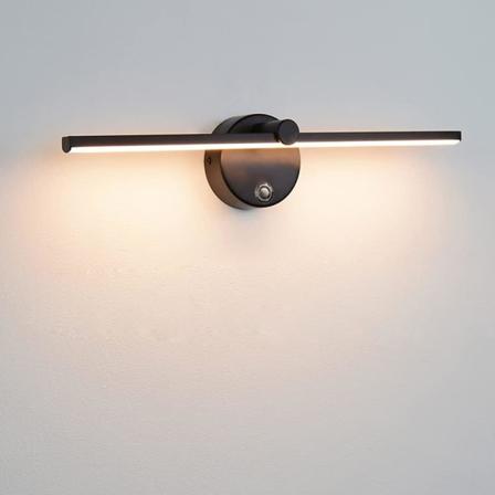 Himmennettävät LED-peilivalot kytkimellä, pyöritettävät 300° LED 8W 4000K kylpyhuoneen peililamppu