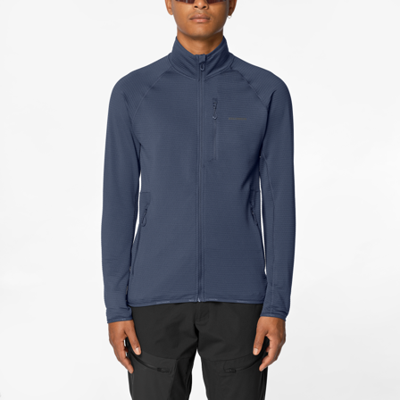 Salomon - Střední vrstva Oblečení Sntial Lightwarm Fz M - Blue Nights