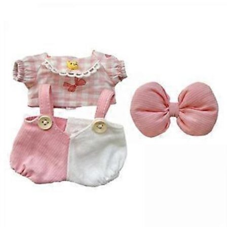 2x Dukke Klær for 15cm Dukke Bukser Antrekk Kle Opp Komfortable Klær Søte