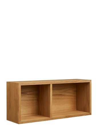 House Nordic Helle - Wall Shelf, Oak Veneer, Natural, 71X20X30 Cm - 71X20X30CM