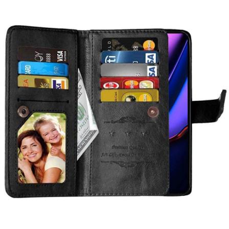 Dubbelflip Flexi 9-kort Apple Iphone 11 Pro (5.8") Svart