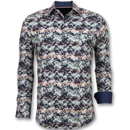 Gentile Bellini - Skjortor - Blå - Herr - Storlek: 2xl, Herr, Storlek: 2XL