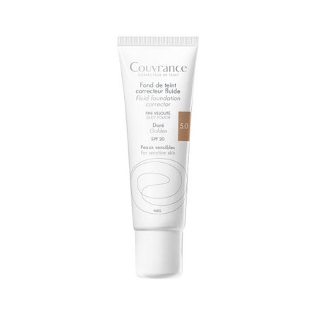 Avene Couvrance Fondotinta Correttore Fluido 5.0 Dorato 30ml