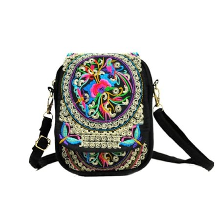 Dame skulderveske Vintage Floral Crossbody Bag A A