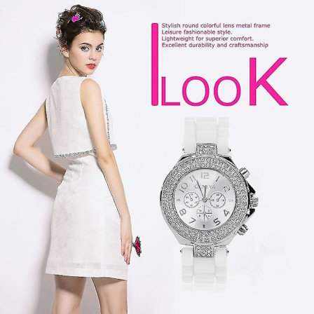 Dames Geneva Silikon Jelly Gel Kvarts Analog Sportur