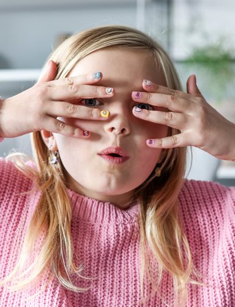 Hello Kitty Hello Kitty Nagelklistermärken - Multi/patterned - ONE SIZE