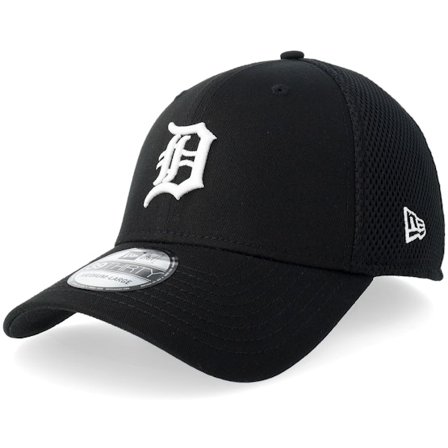 New Era - MLB Svart flexfit Caps - Detroit Tigers 39THIRTY Eg Neo Black/White Mesh Flexfit @ Hatstore