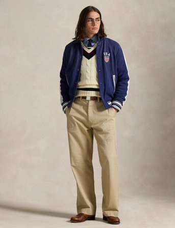 Polo Ralph Lauren Fleece Graphic Jacket - Navy - XL