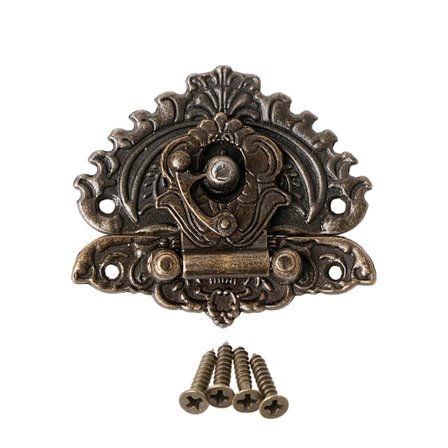 Vintage Retro Style Dekorativ Hasp Toggle Kuffert Box Låsekrog til Latch Buck