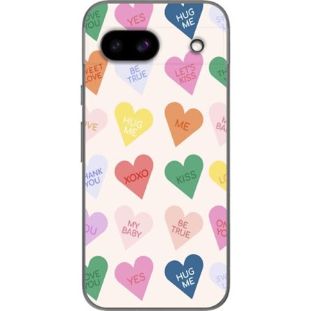 Yhteensopiva Puhelinkuori Google Google Pixel 8a Karkkisydämet