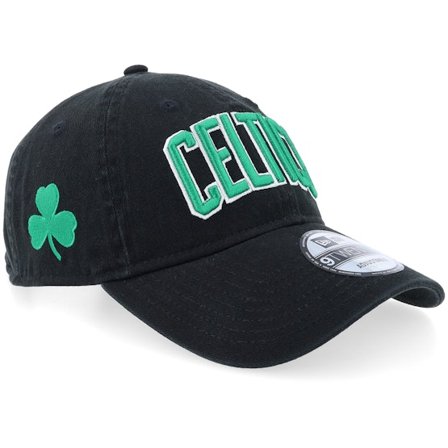 New Era - NBA Black adjustable Czapka Z Daszkiem - Boston Celtics 9TWENTY NBA Statement 920 Black Adjustable @ Hatstore