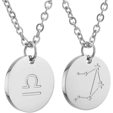 Stjernetegnskjede i gull/roségull/sølv til kvinner, horoskopkjede, gave til mor, datter, venner