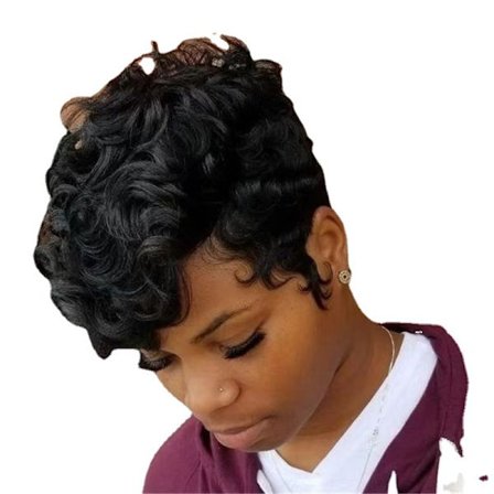 Kort hår paryk, europæisk og amerikansk kort hår paryk til kvinder