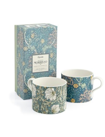 Morris & Co Morris & Co Mug Seaweed & Pimpernel 2-P - Multi/patterned - 34 CL