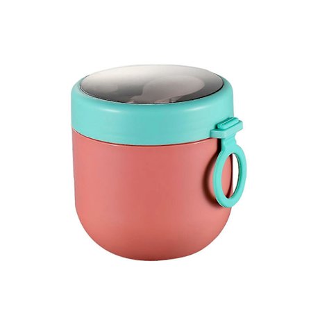 Havregrødsbeholdere med låg og skeer, bærbare yoghurtglas lækagesikre store dessertkopper til yoghurt morgenmad - Yvan ZWL