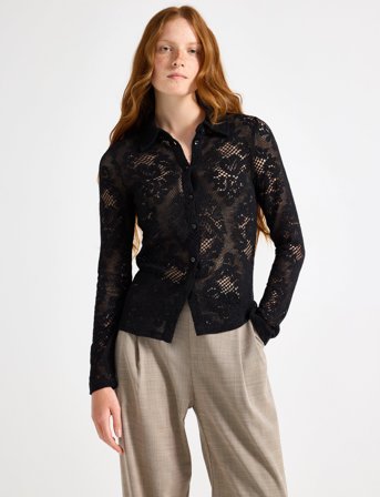 Lindex Shirt Li - Black - XL